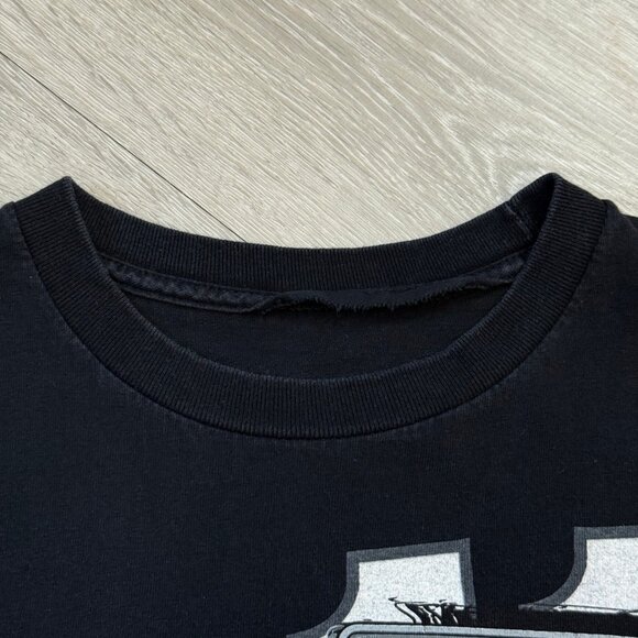 Rare 2008 Steve Kinser #11 Sprint Car Racing Men's Black T-Shirt - Size Small - Picture 5 of 5